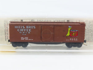 N Scale Micro-Trains 42100 HBCX Hills Bros. Coffee 40' Box Car 166 RTR
