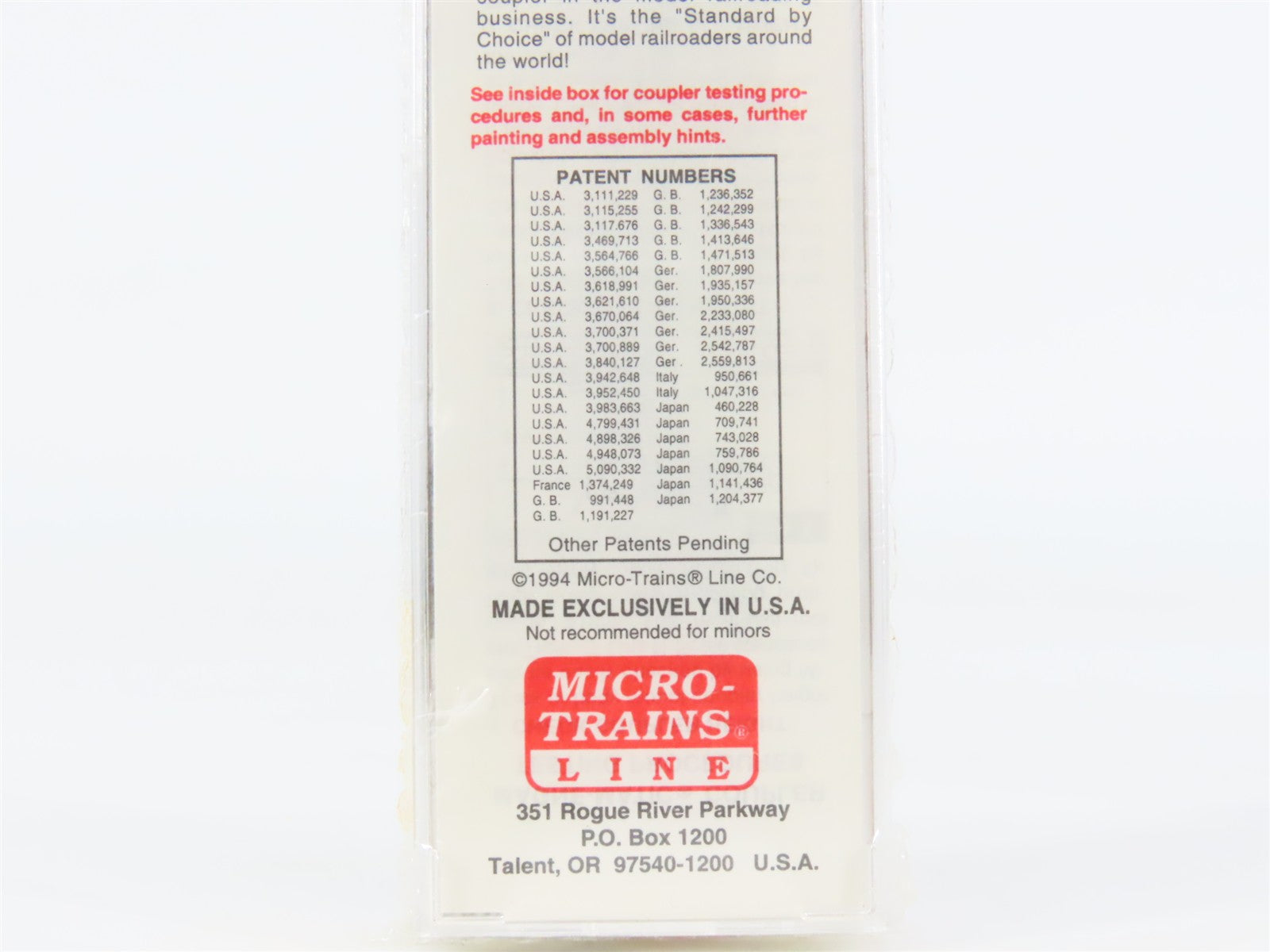 N Scale Micro-Trains 42100 HBCX Hills Bros. Coffee 40' Box Car 166 RTR