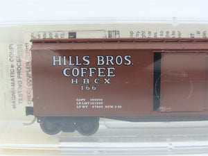N Scale Micro-Trains 42100 HBCX Hills Bros. Coffee 40' Box Car 166 RTR