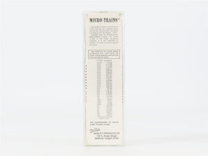 N Scale Micro-Trains 45160 WM Western Maryland 50' Flat Car 2551 RTR