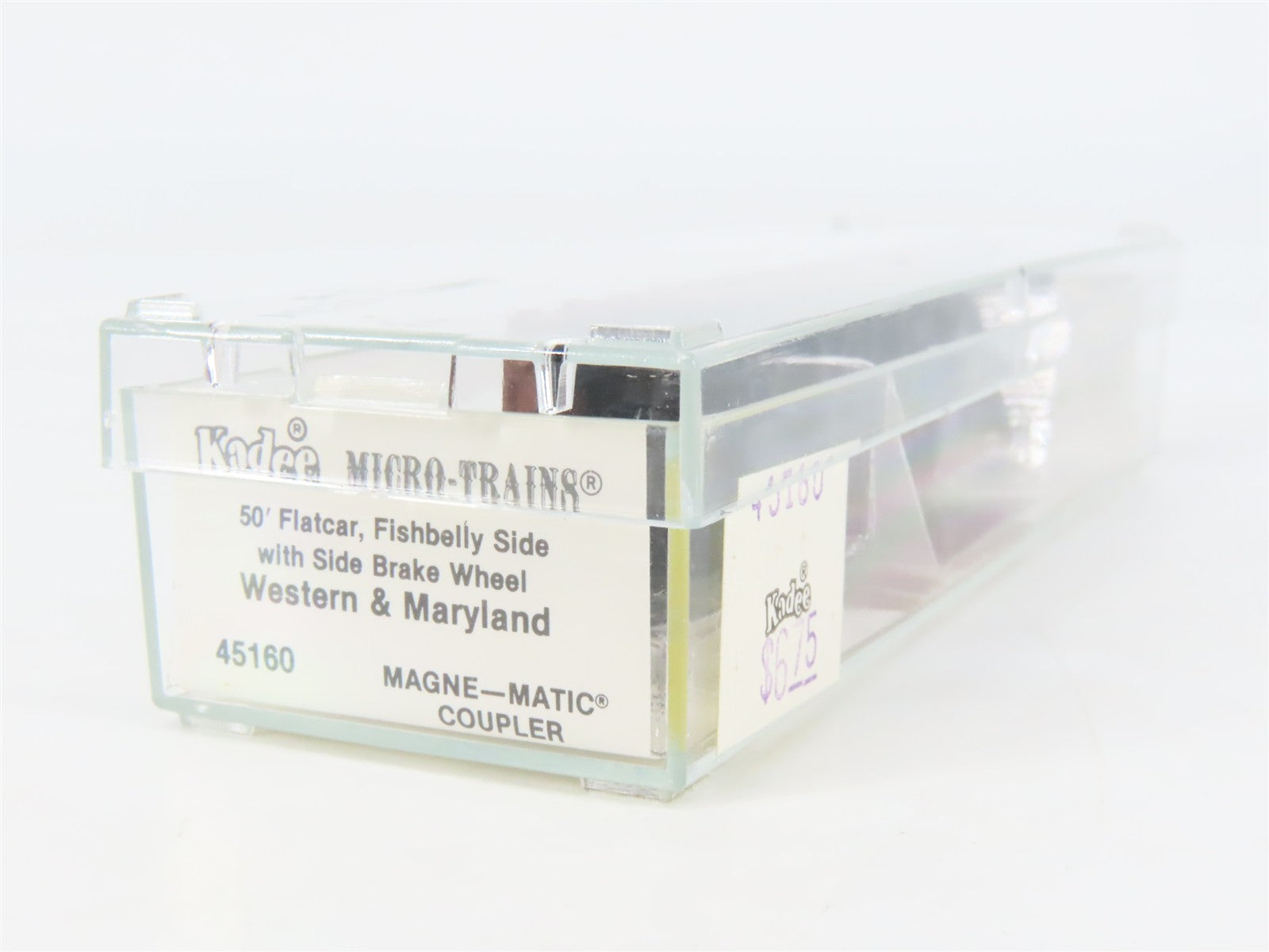 N Scale Micro-Trains 45160 WM Western Maryland 50' Flat Car 2551 RTR