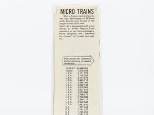 N Scale Micro-Trains 42120 C&O Chesapeake & Ohio 40' Box Car 84721 RTR