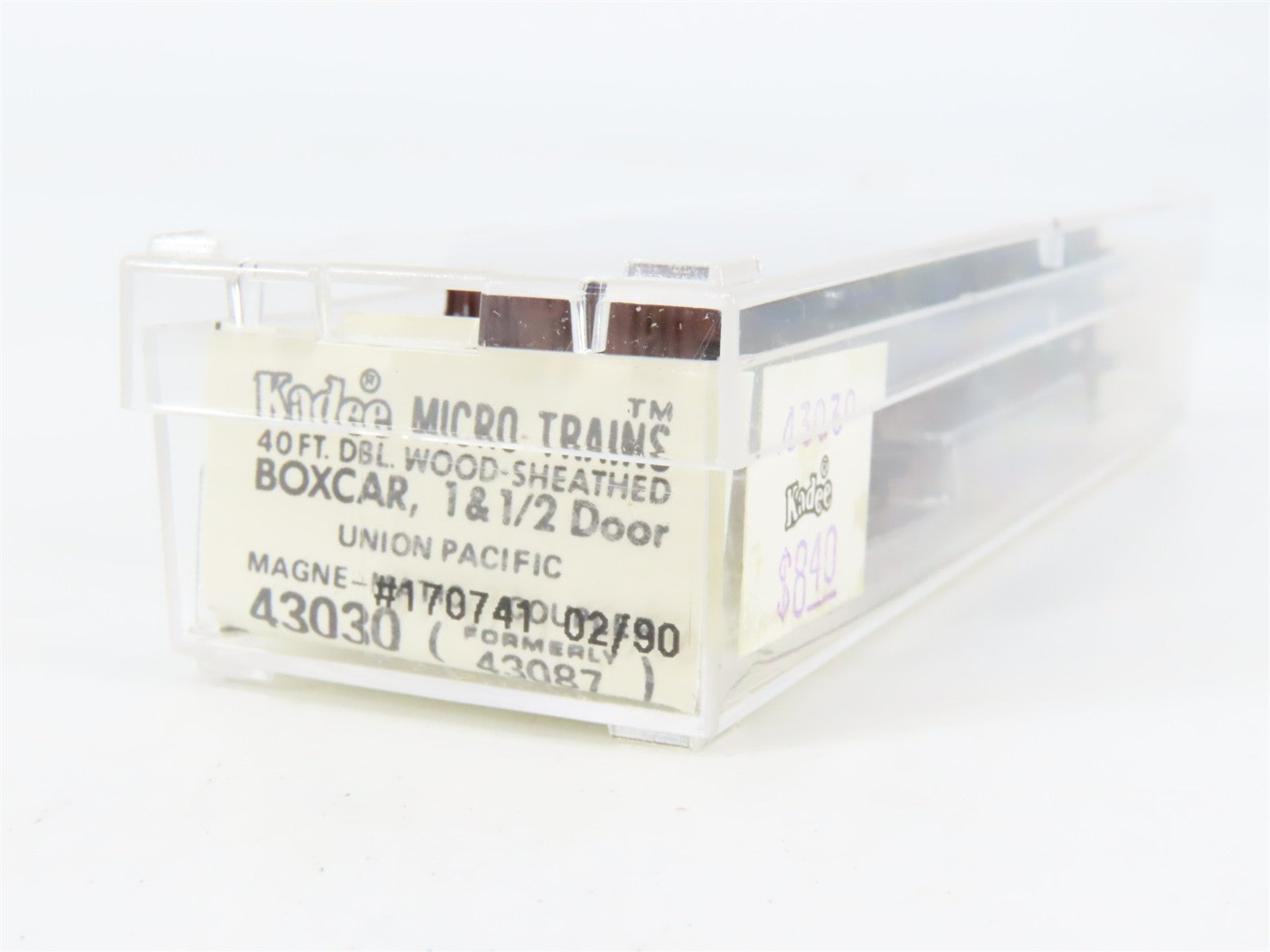 N Scale Kadee Micro-Trains 43030 UP Union Pacific 40' Automobile Boxcar #170741