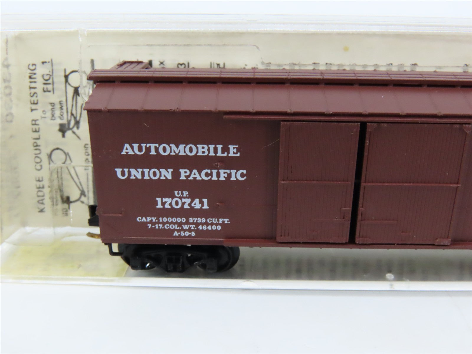 N Scale Kadee Micro-Trains 43030 UP Union Pacific 40' Automobile Boxcar #170741