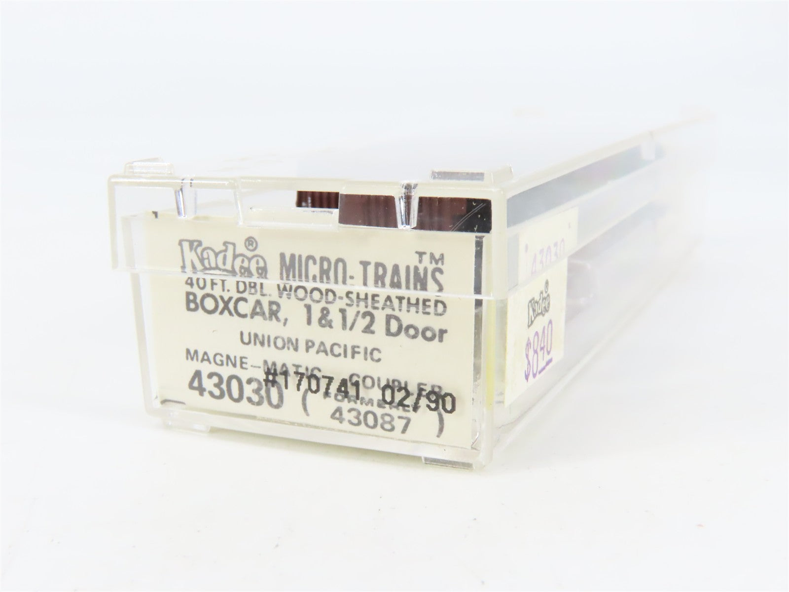 N Scale Kadee Micro-Trains 43030 UP Union Pacific 40' Automobile Boxcar #170741