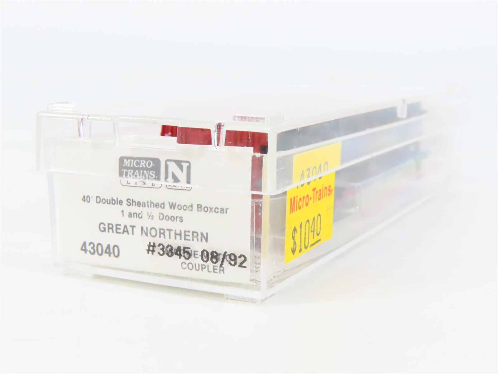 N Scale Micro-Trains 43040 GN Great Northern 40' Box Car 3345 RTR