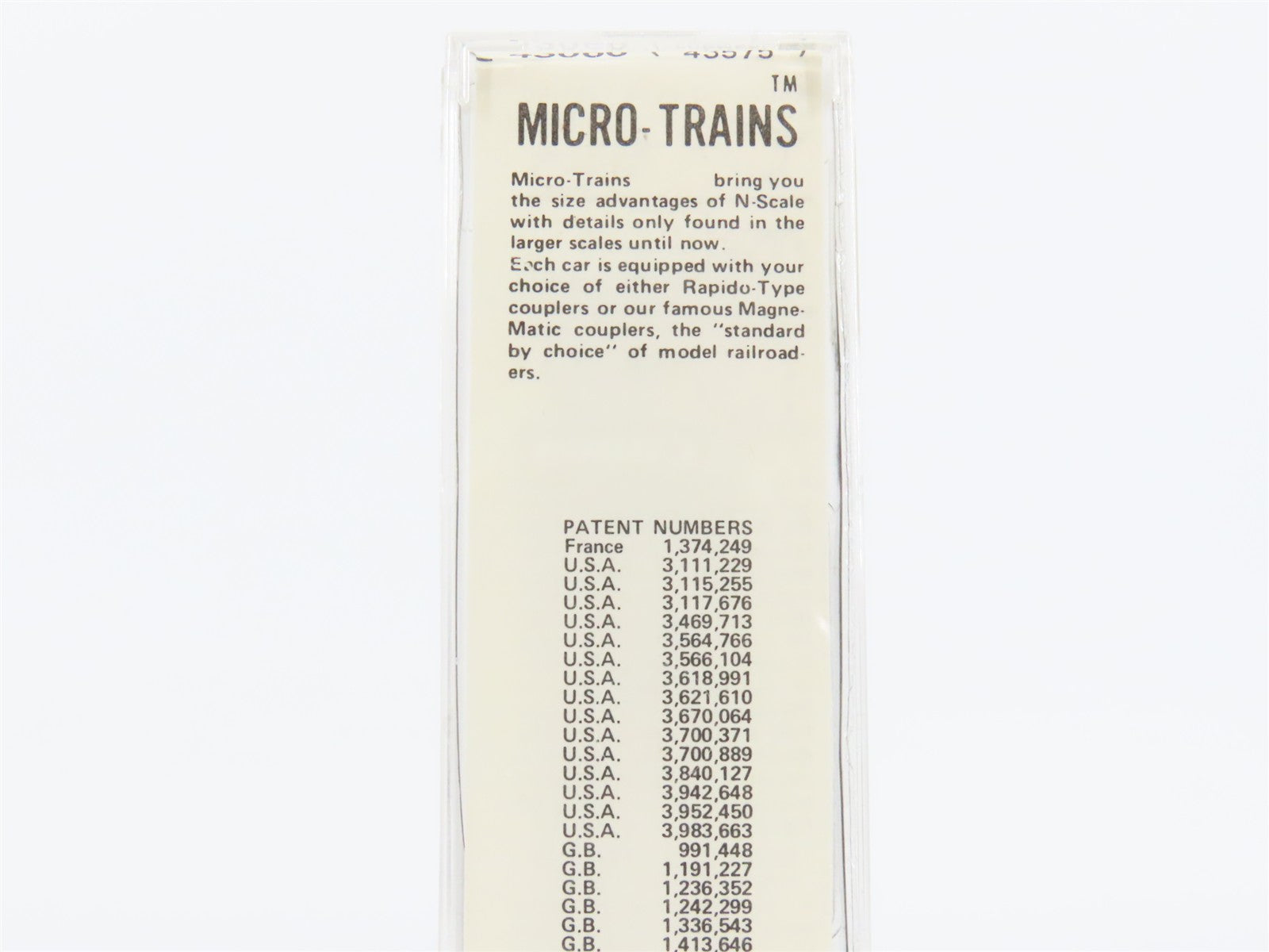 N Scale Micro-Trains 43060 NYC Michigan Central 40' Box Car #64753 RTR