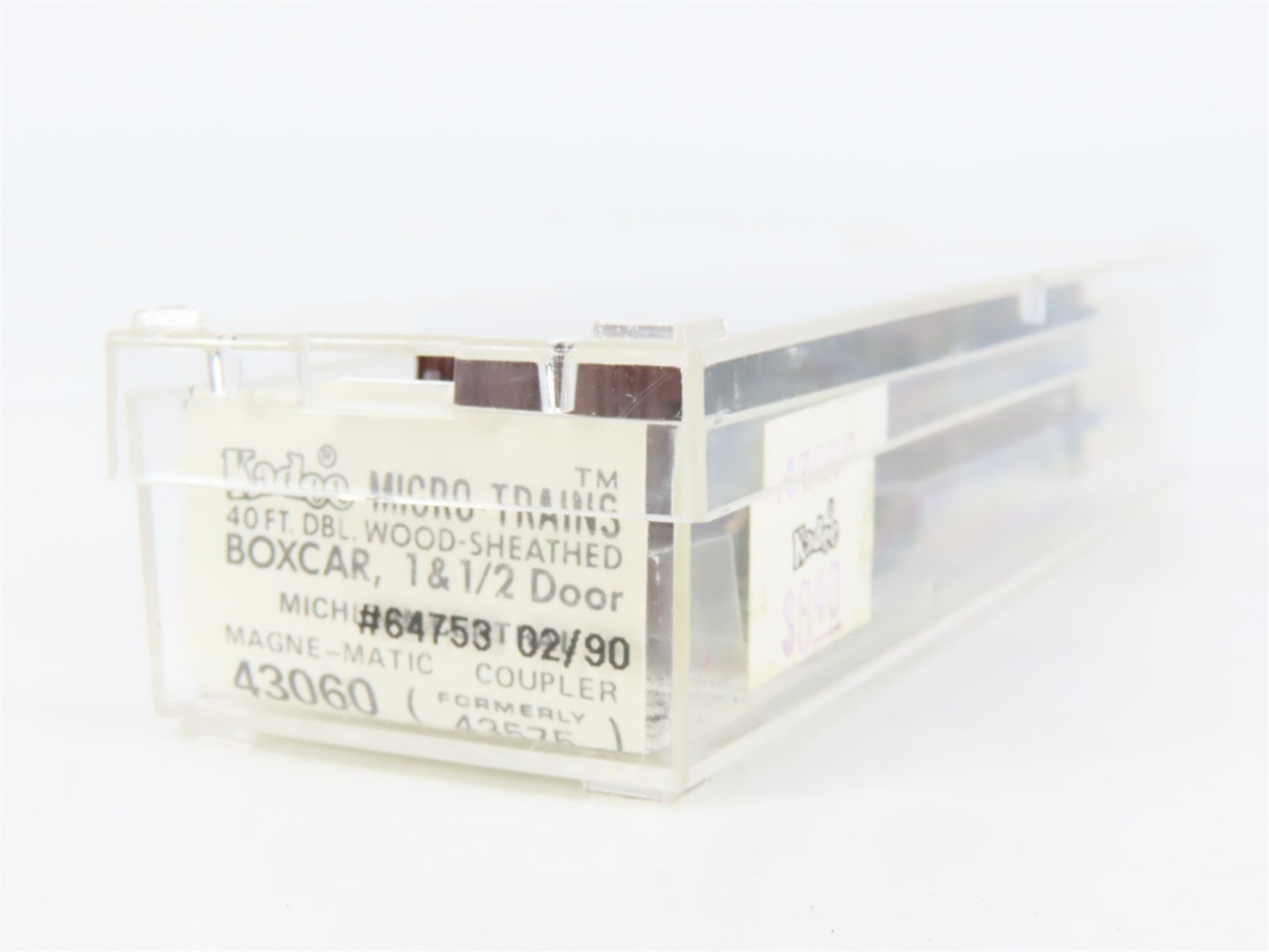 N Scale Micro-Trains 43060 NYC Michigan Central 40' Box Car #64753 RTR
