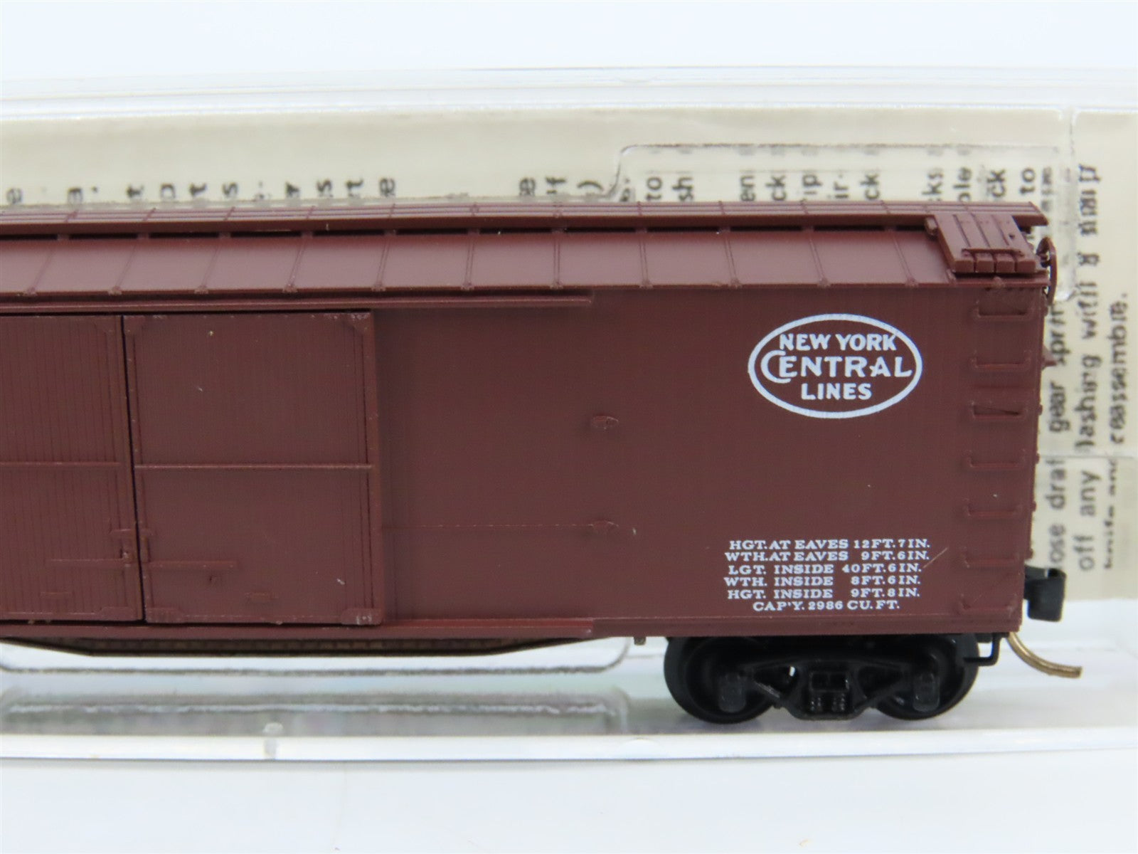 N Scale Micro-Trains 43060 NYC Michigan Central 40' Box Car #64753 RTR