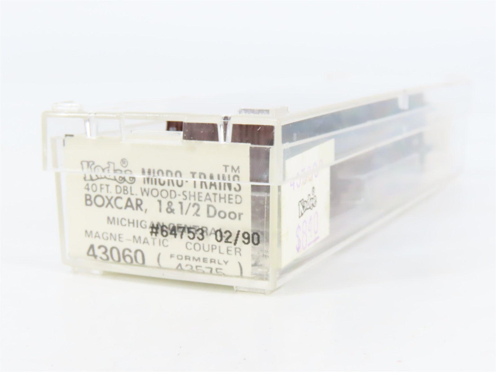 N Scale Micro-Trains 43060 NYC Michigan Central 40' Box Car #64753 RTR