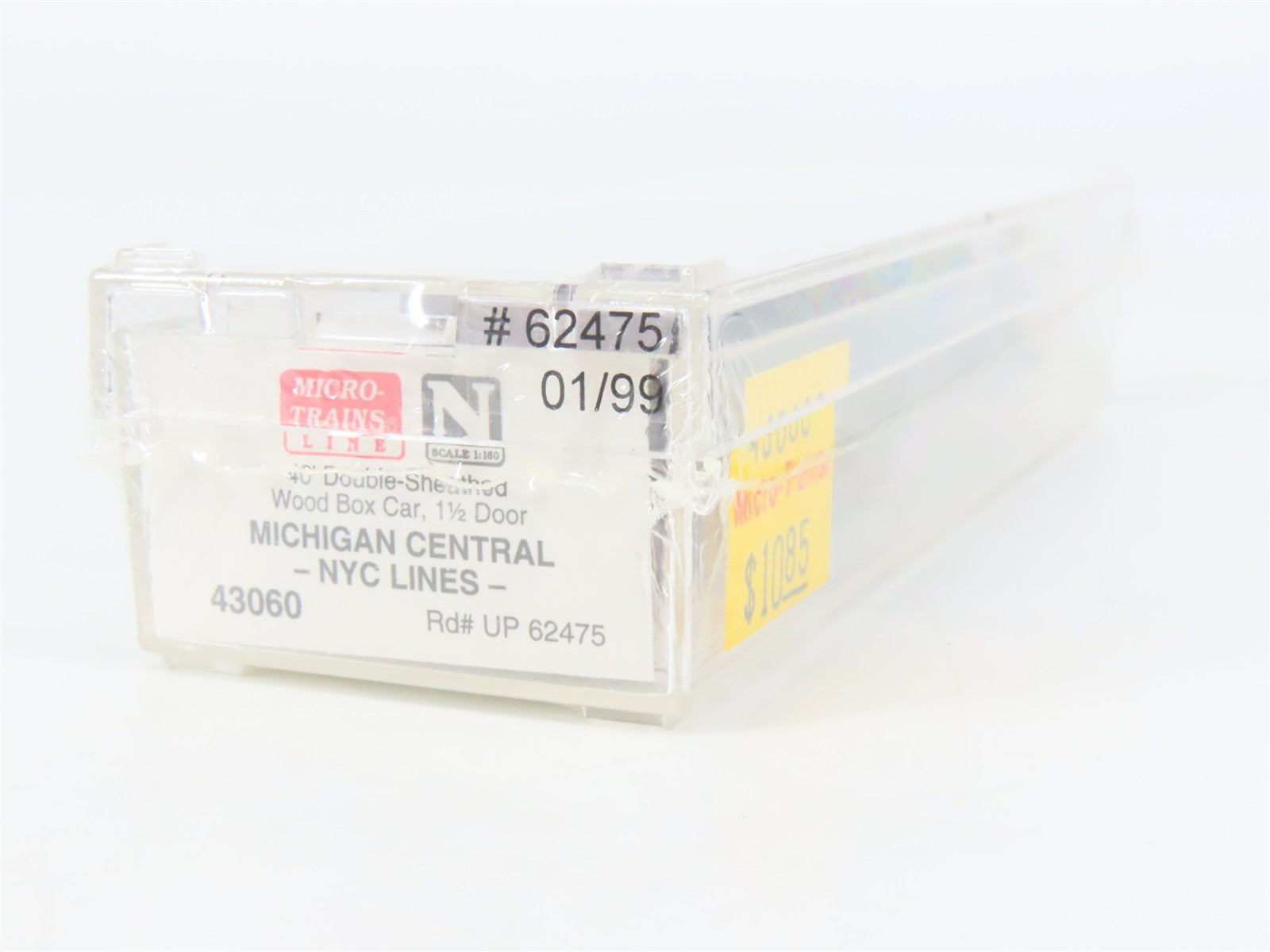 N Scale Micro-Trains 43060 NYC Michigan Central 40' Box Car #62475 RTR