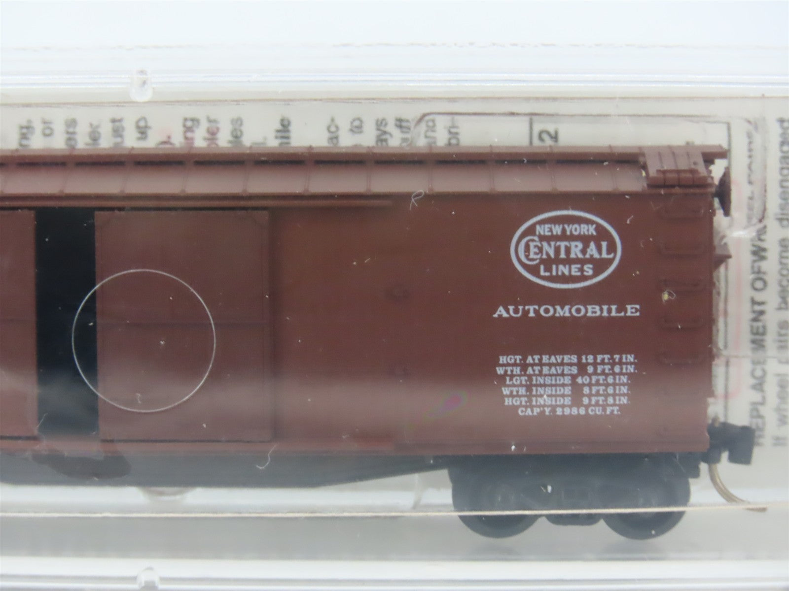 N Scale Micro-Trains 43060 NYC Michigan Central 40' Automobile Box Car #62475