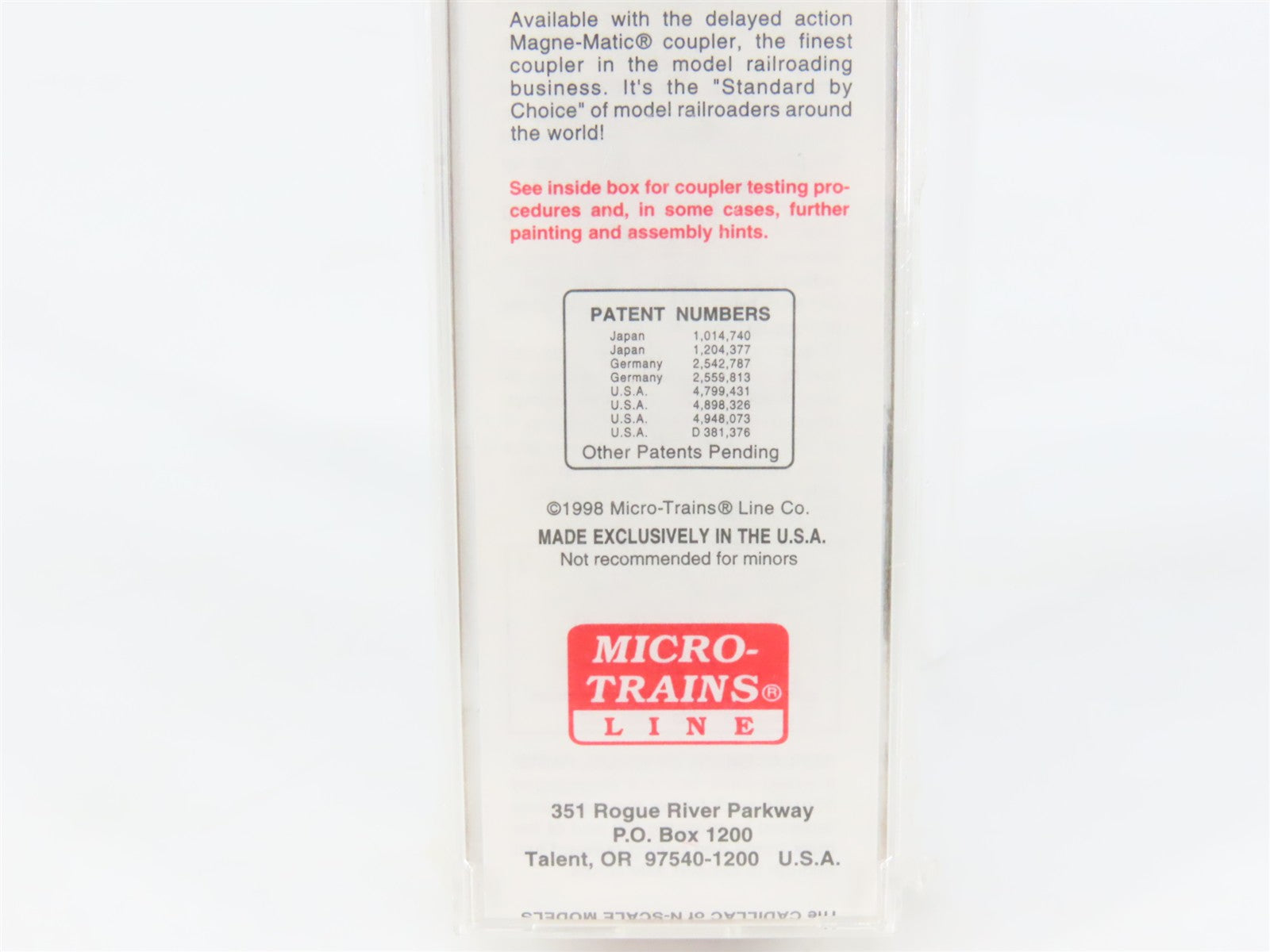 N Scale Micro-Trains 43060 NYC Michigan Central 40' Automobile Box Car #62475