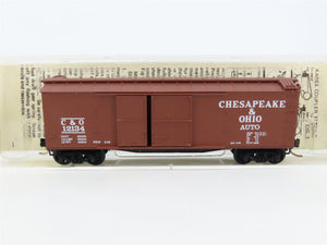N Scale Micro-Trains 43070 C&O Chesapeake & Ohio 40' Wood-Sheathed Box Car RTR