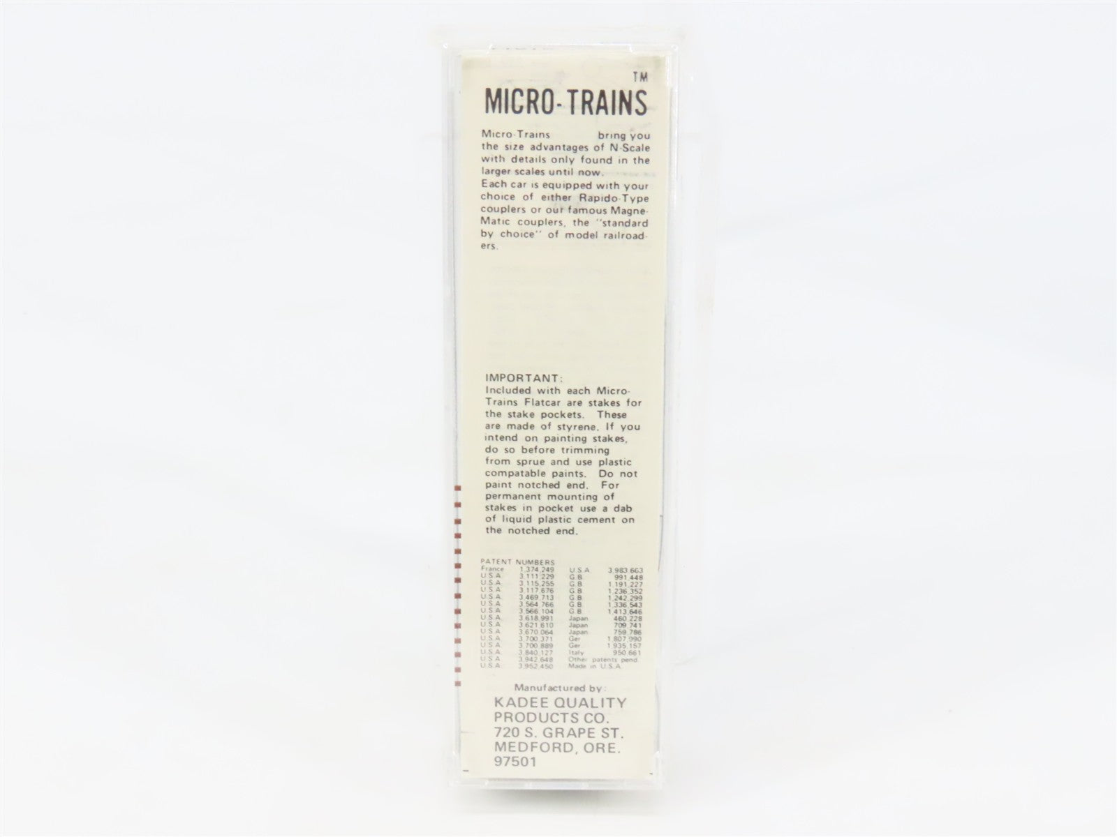 N Scale Micro-Trains 44010 GN Great Northern 50' Flat Car 66001 RTR