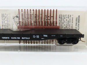 N Kadee Micro-Trains MTL 45150 THB Toronto Hamilton & Buffalo 50' Flat Car 1825