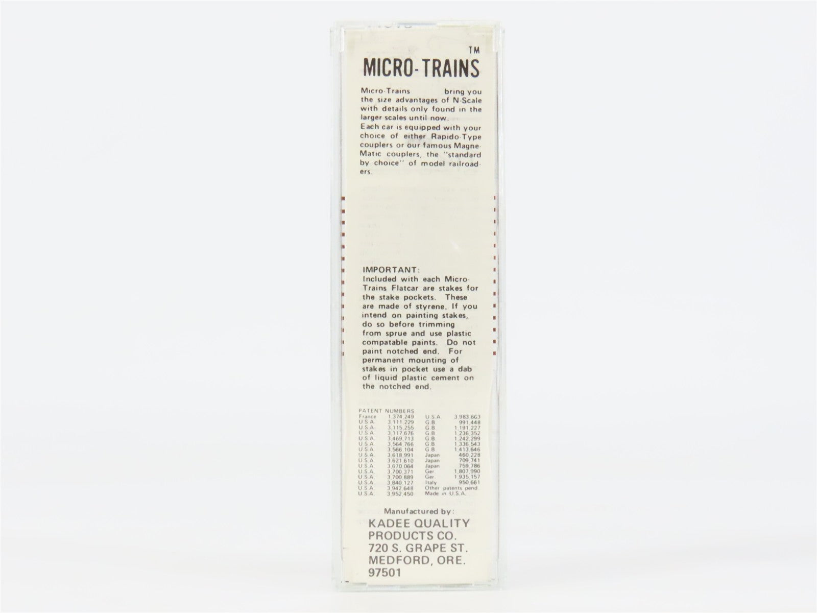 N Scale Micro-Trains 44010 GN Great Northern 50' Flat Car 66200 RTR