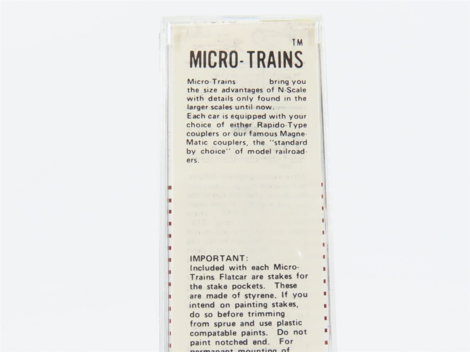 N Scale Micro-Trains 44010 GN Great Northern 50' Flat Car 66200 RTR