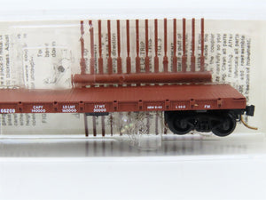 N Scale Micro-Trains 44010 GN Great Northern 50' Flat Car 66208 RTR