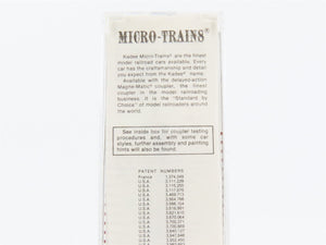 N Scale Micro-Trains 44010 GN Great Northern 50' Flat Car 66208 RTR