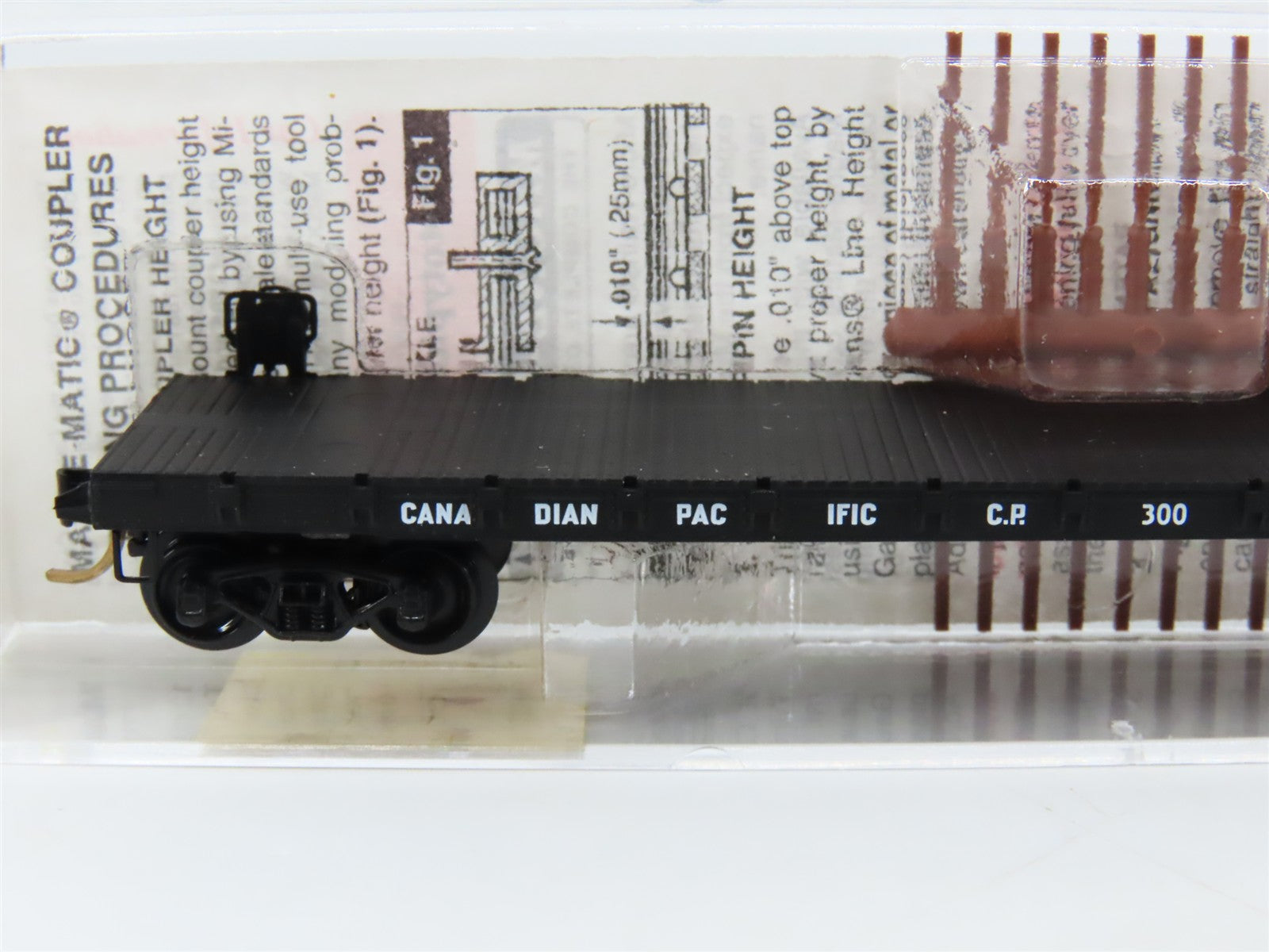 N Scale Micro-Trains 44040 CP Canadian Pacific 50' Flat Car 300055 RTR