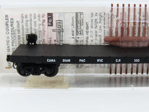 N Scale Micro-Trains 44040 CP Canadian Pacific 50' Flat Car 300055 RTR