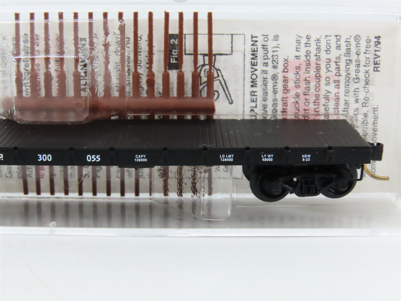 N Scale Micro-Trains 44040 CP Canadian Pacific 50' Flat Car 300055 RTR