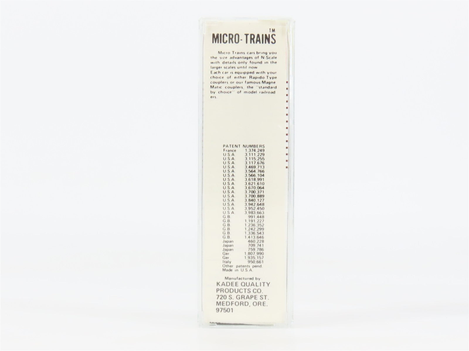 N Scale Micro-Trains 44040 CP Canadian Pacific 50' Flat Car 300034 RTR