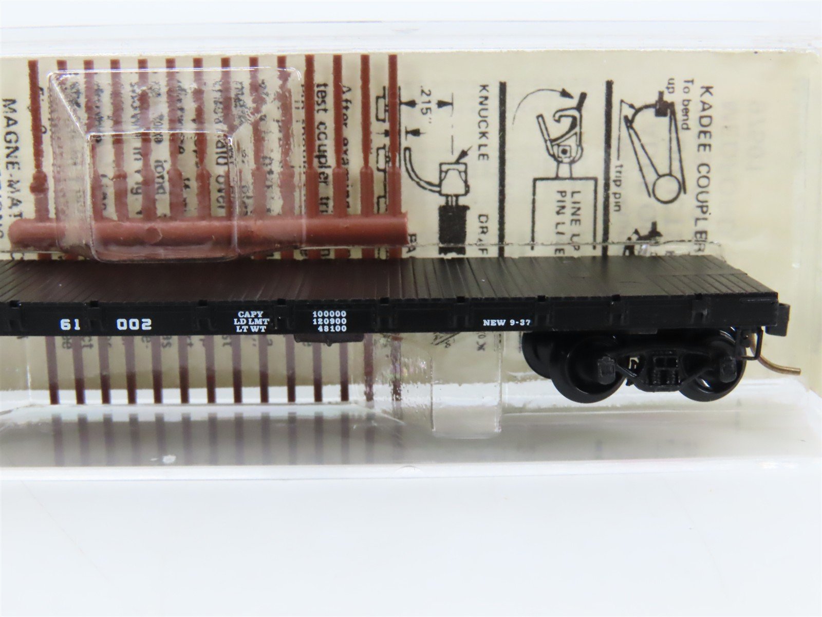 N Scale Micro-Trains 44020 NP Northern Pacific 52' Flat Car 61002 RTR