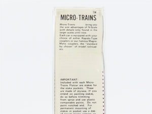 N Scale Micro-Trains 44020 NP Northern Pacific 52' Flat Car 61002 RTR