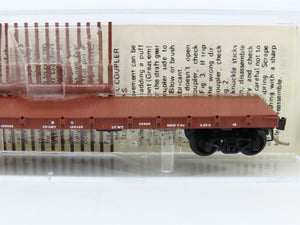 N Scale Kadee Micro-Trains MTL 44030 IC Illinois Central 50' Flat Car #61074