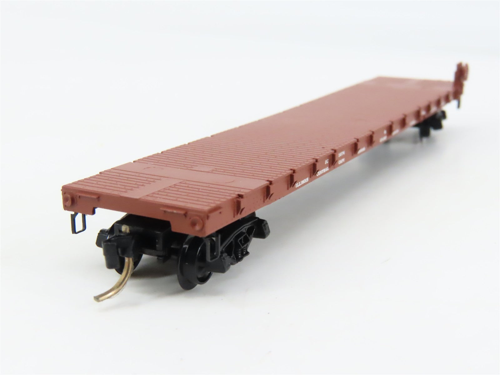 N Scale Kadee Micro-Trains MTL 44030 IC Illinois Central 50' Flat Car #61074