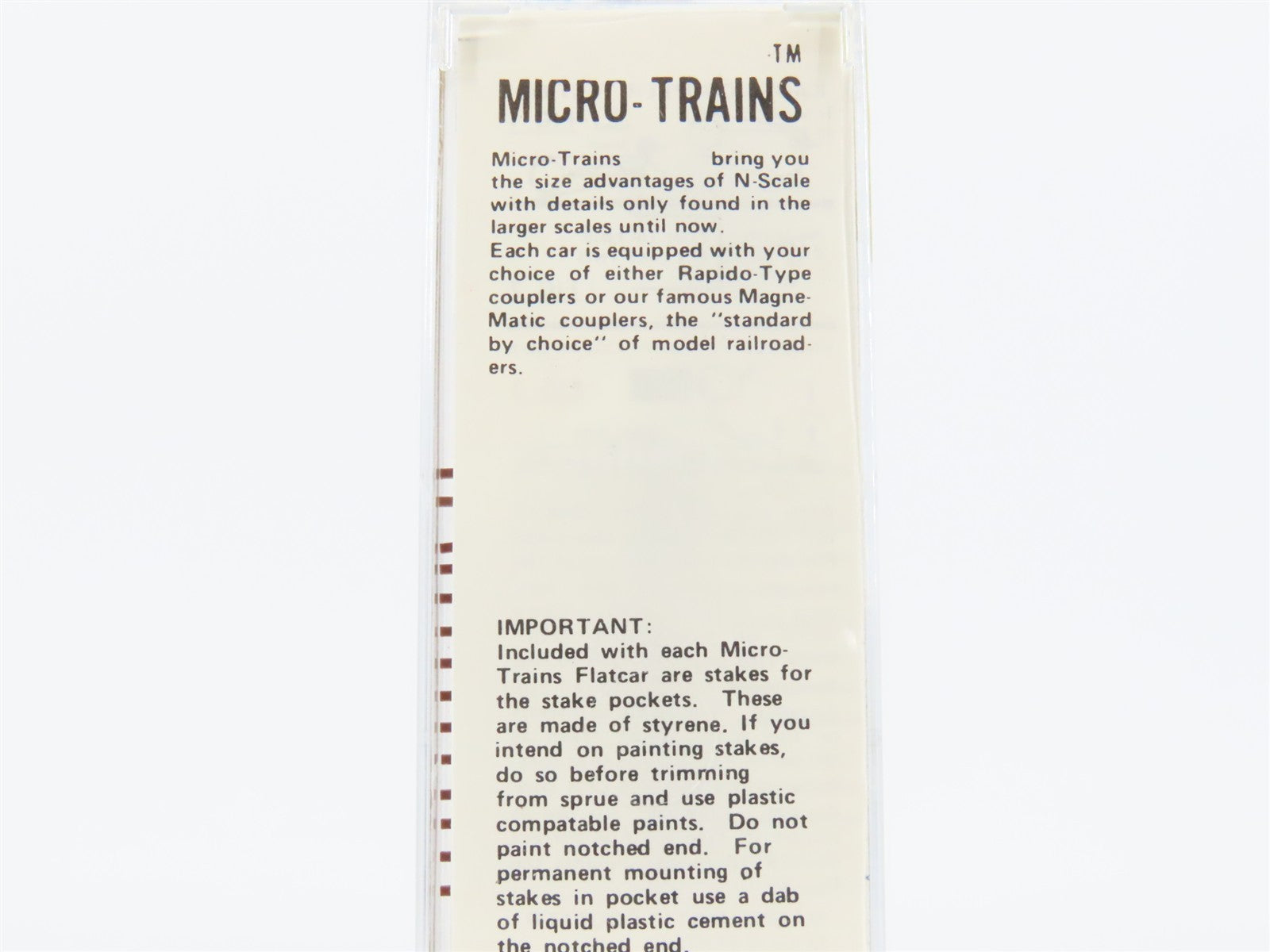 N Scale Kadee Micro-Trains MTL 44030 IC Illinois Central 50' Flat Car #61074