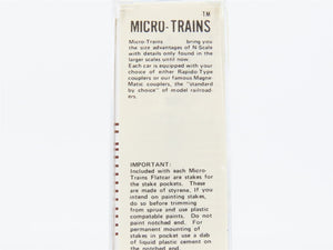N Scale Kadee Micro-Trains MTL 44030 IC Illinois Central 50' Flat Car #61074