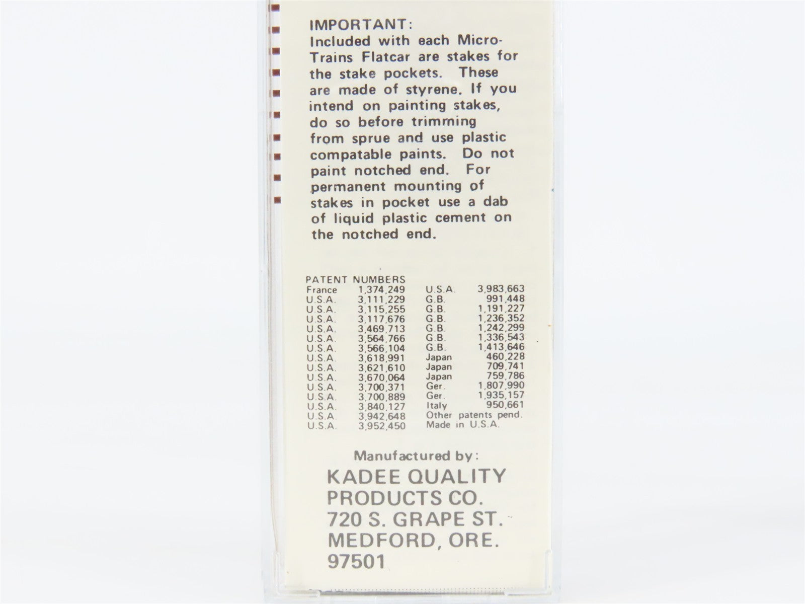 N Scale Kadee Micro-Trains MTL 44030 IC Illinois Central 50' Flat Car #61074