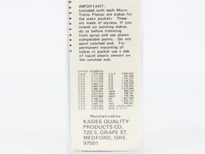 N Scale Kadee Micro-Trains MTL 44030 IC Illinois Central 50' Flat Car #61074