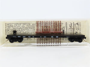 N Scale Micro-Trains 44020 NP Northern Pacific 50' Flat Car 61002 RTR