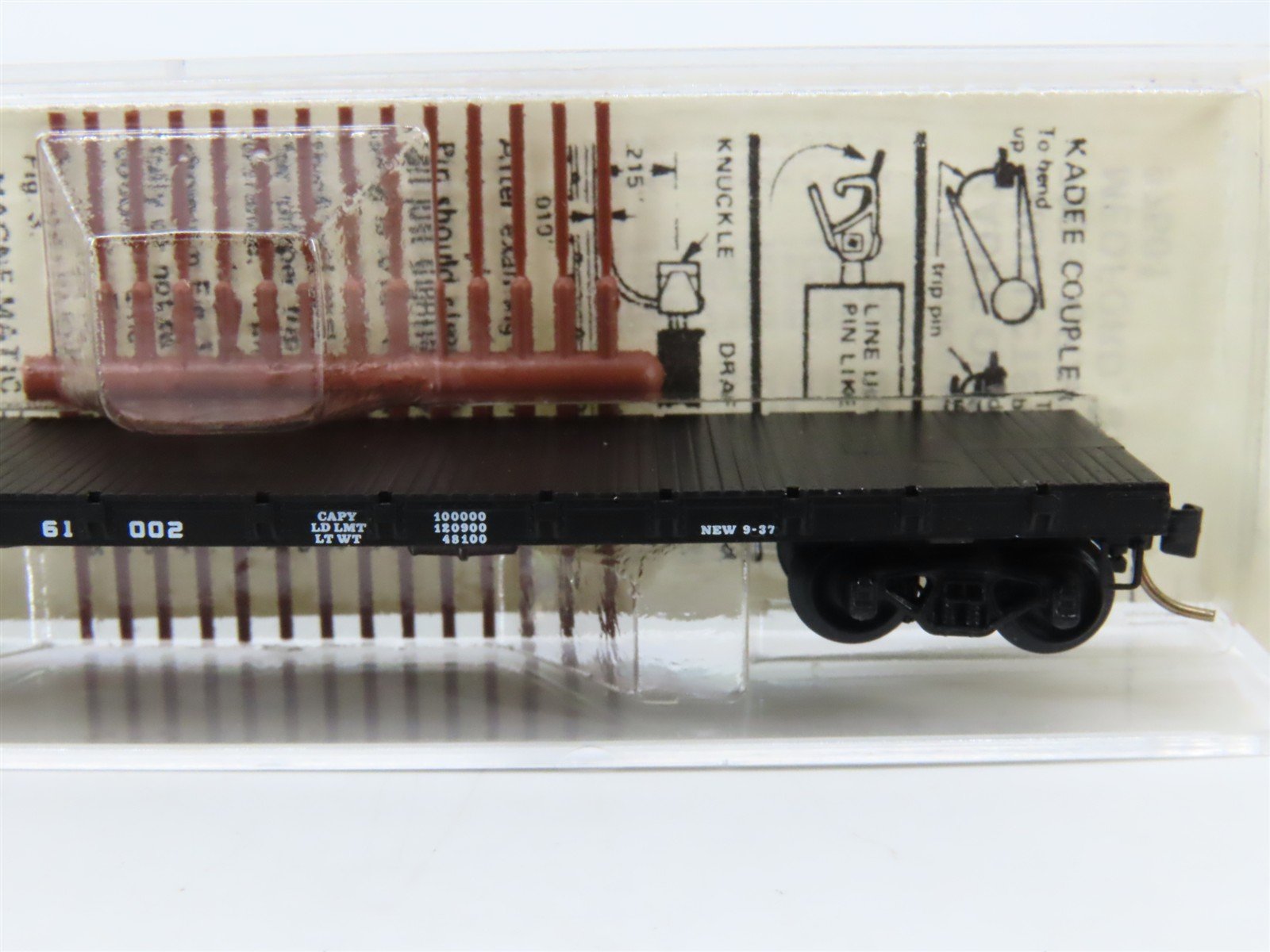 N Scale Micro-Trains 44020 NP Northern Pacific 50' Flat Car 61002 RTR