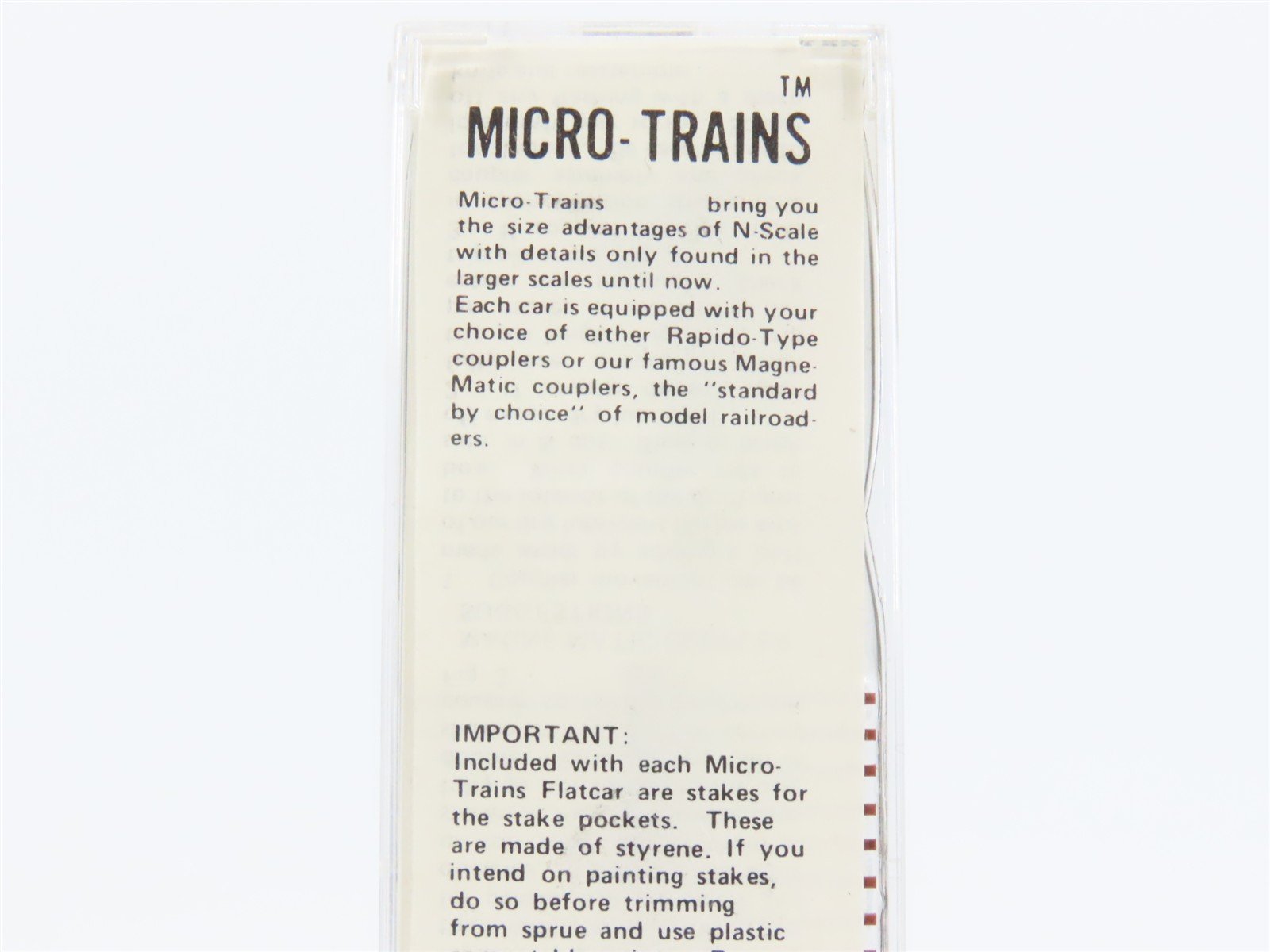 N Scale Micro-Trains 44020 NP Northern Pacific 50' Flat Car 61002 RTR