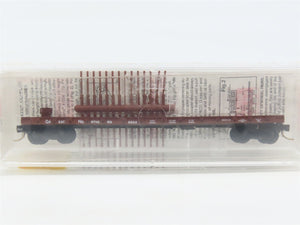 N Scale Micro-Trains 44010 GN Great Northern 50' Flat Car 66212 RTR