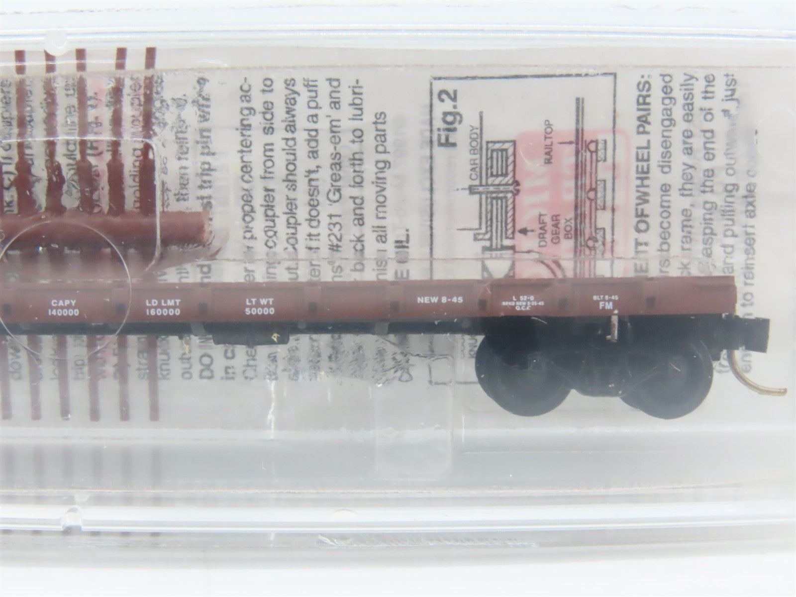 N Scale Micro-Trains 44010 GN Great Northern 50' Flat Car 66212 RTR