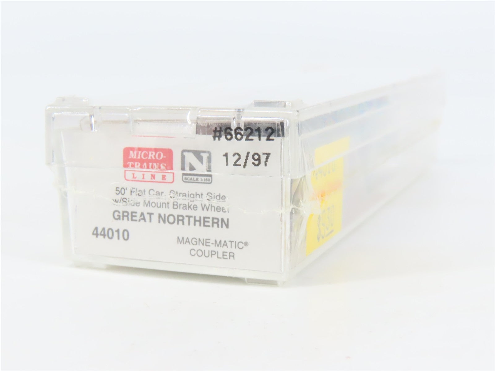 N Scale Micro-Trains 44010 GN Great Northern 50' Flat Car 66212 RTR