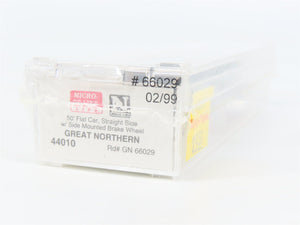 N Scale Micro-Trains 44010 GN Great Northern 50' Flat Car 66029 RTR