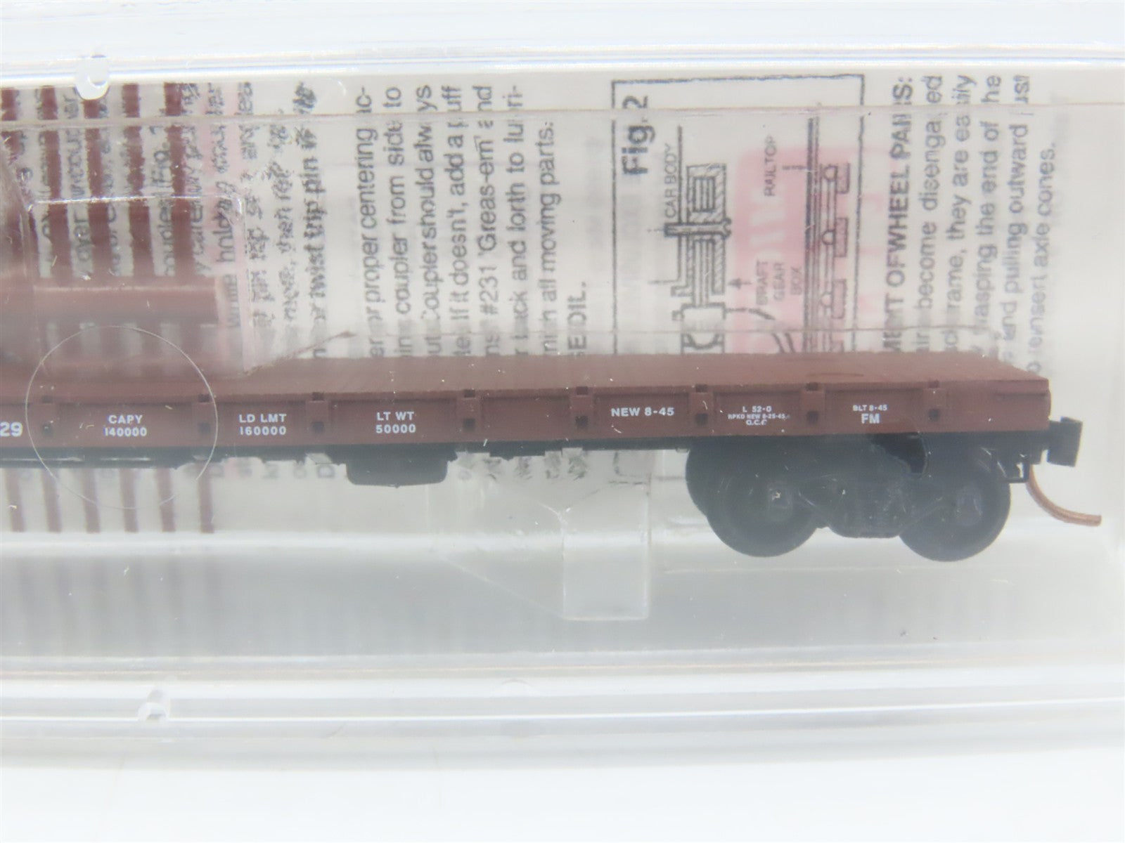 N Scale Micro-Trains 44010 GN Great Northern 50' Flat Car 66029 RTR