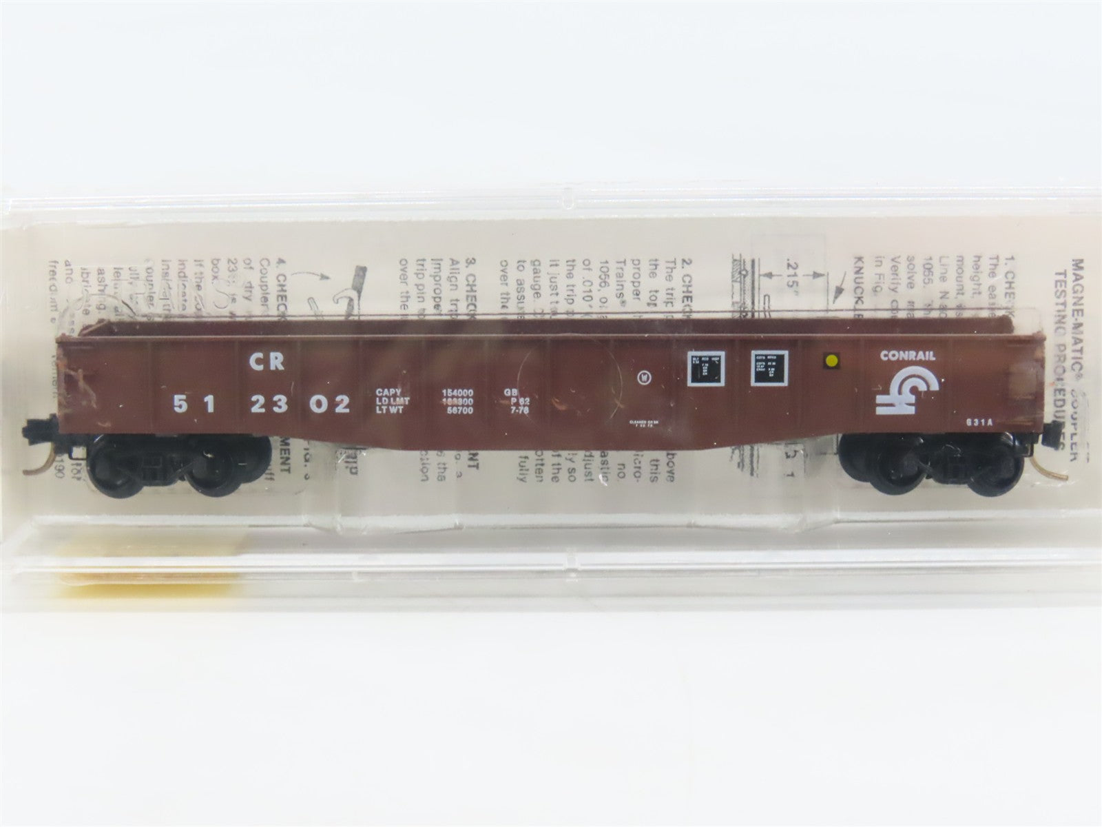 N Scale Micro-Trains 46320 CR Conrail 50' Gondola 512302 RTR