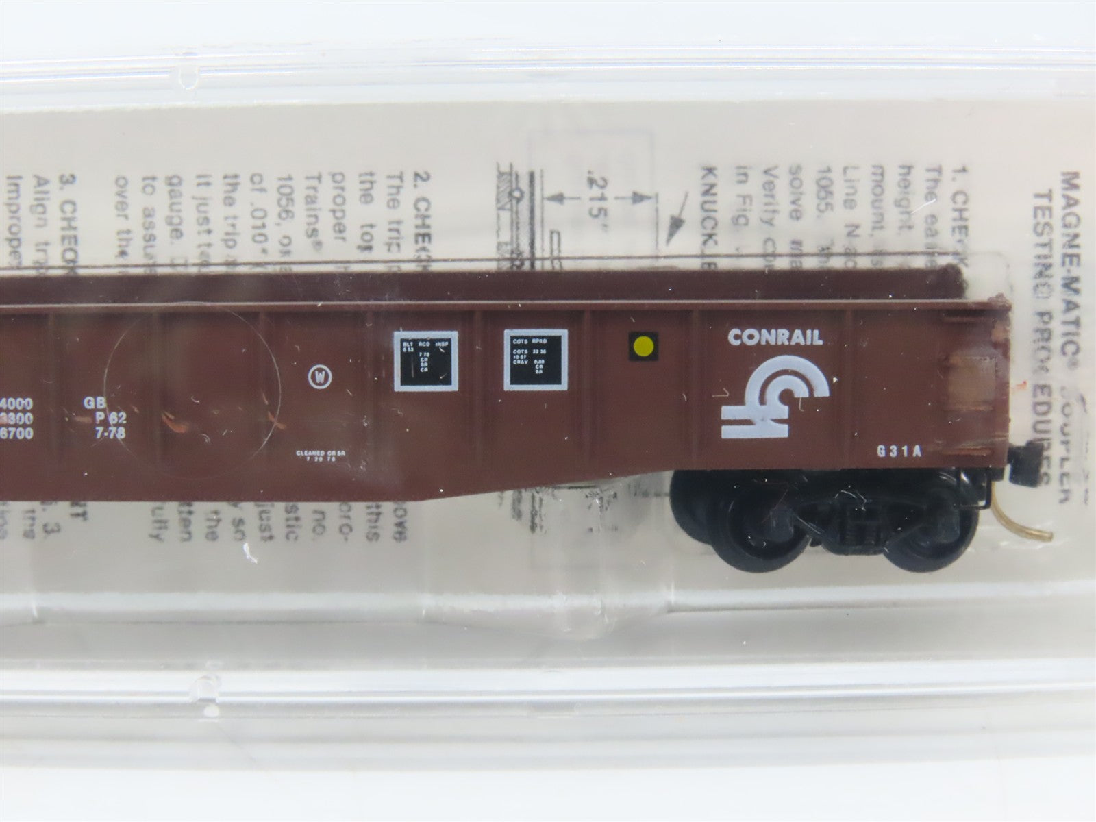 N Scale Micro-Trains 46320 CR Conrail 50' Gondola 512302 RTR