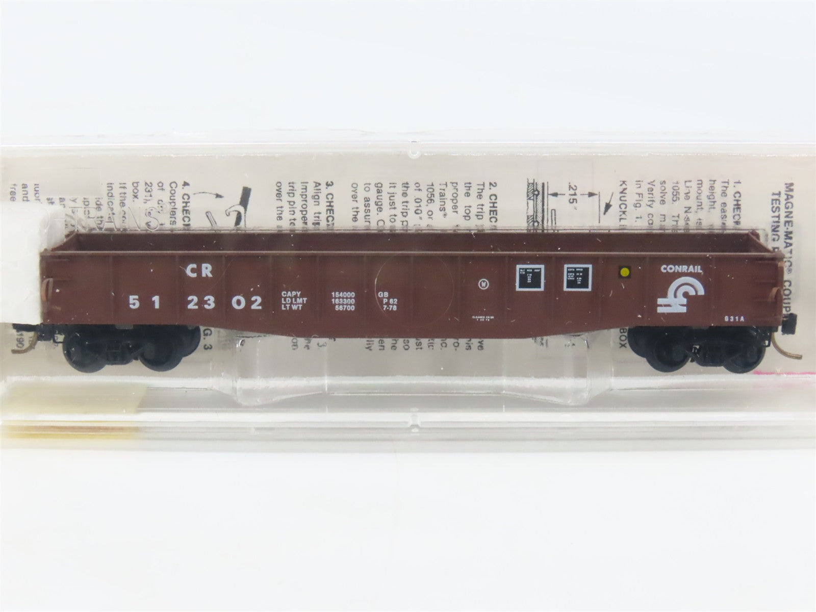 N Scale Micro-Trains 46320 CR Conrail 50' Gondola 512302 RTR
