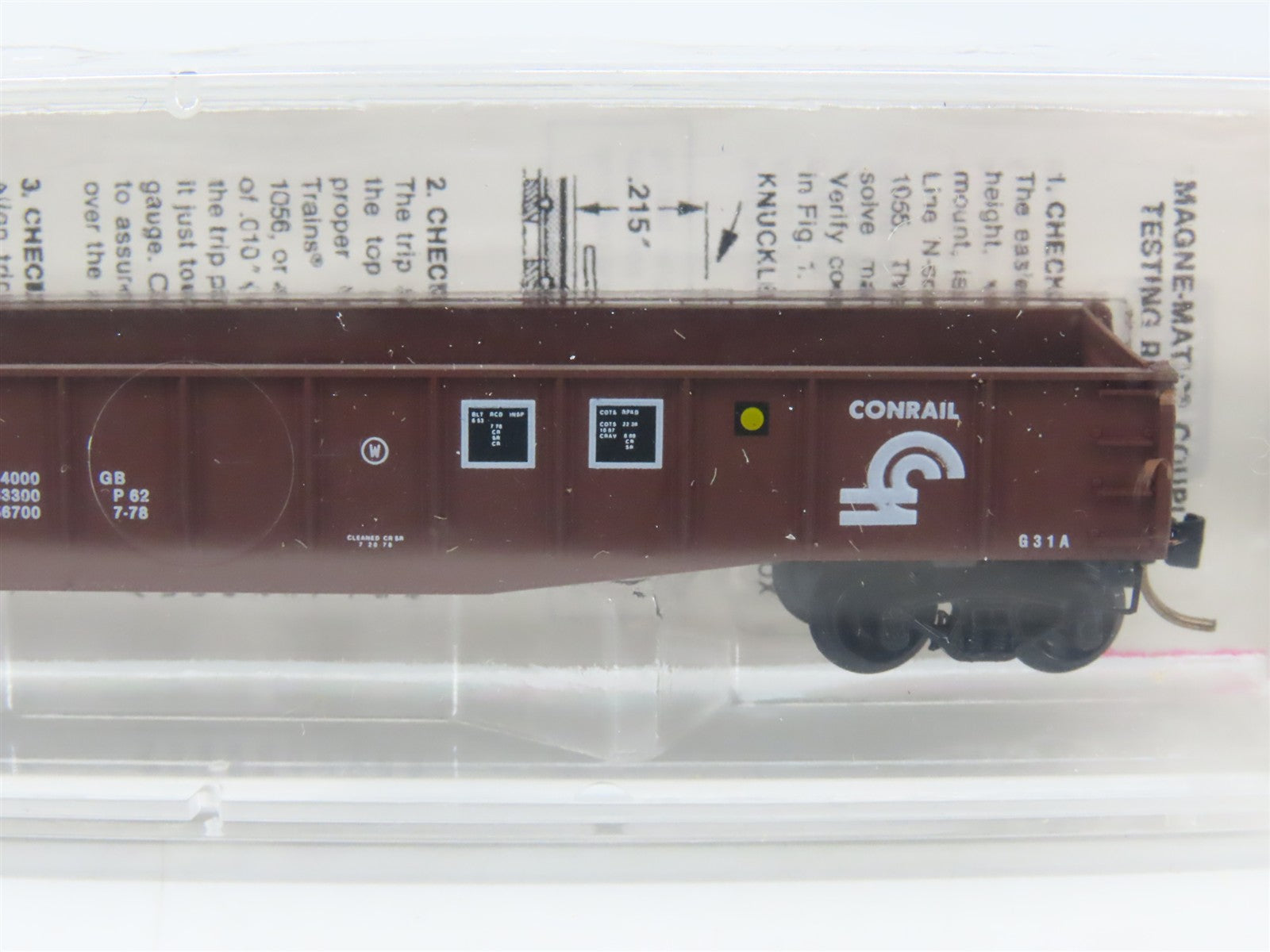 N Scale Micro-Trains 46320 CR Conrail 50' Gondola 512302 RTR