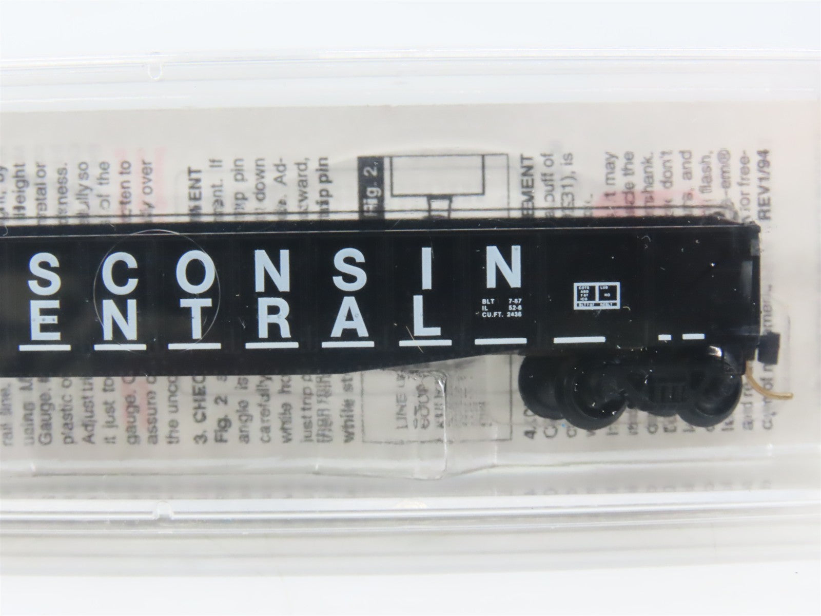 N Scale Micro-Trains 46330 WC Wisconsin Central 50' Gondola 55169 RTR