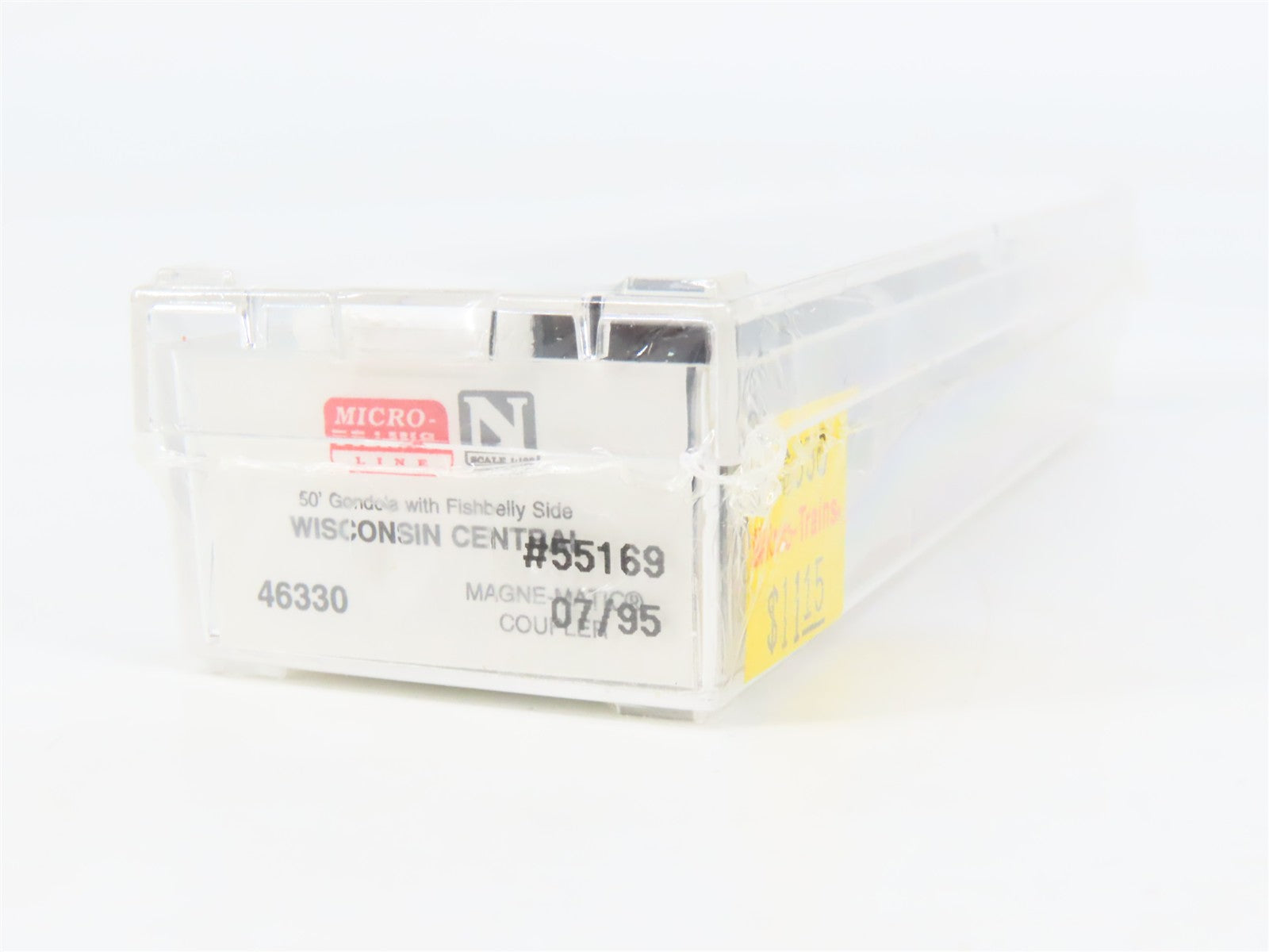 N Scale Micro-Trains 46330 WC Wisconsin Central 50' Gondola 55169 RTR